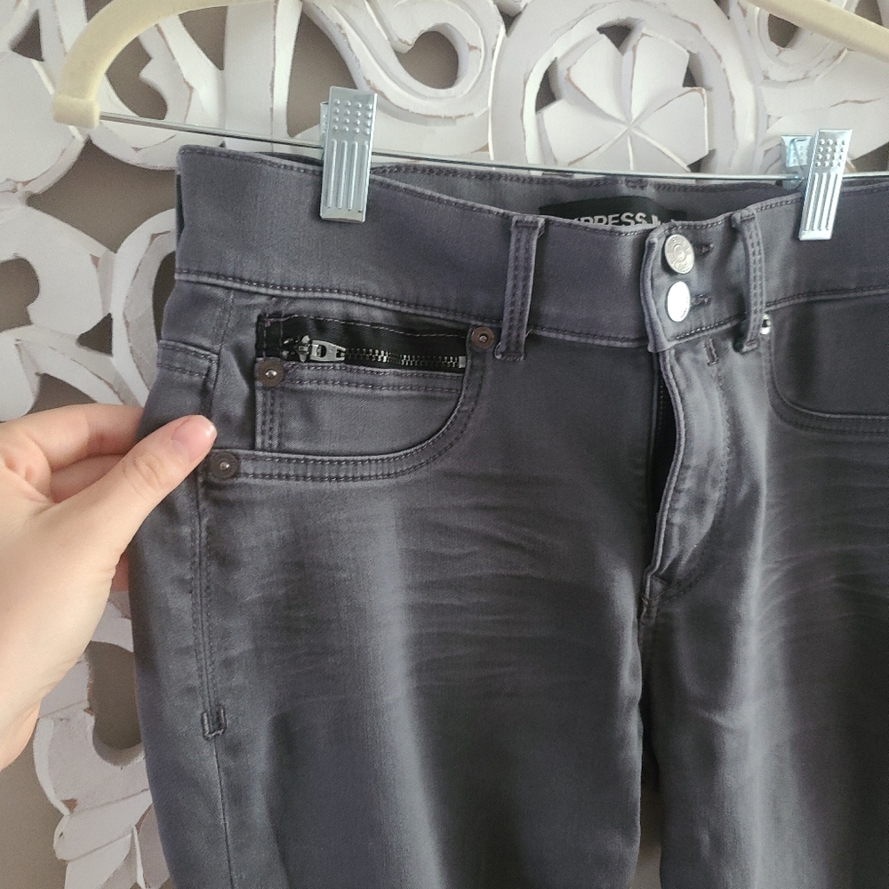 Express Grey Jean - Picture 6 of 8